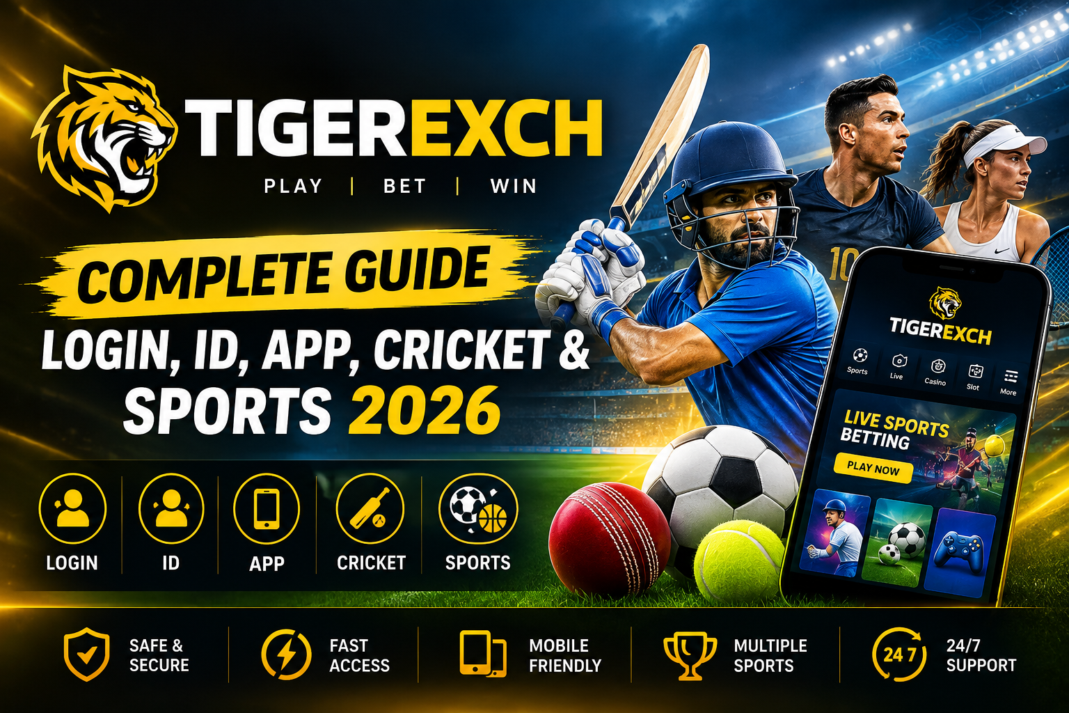 Tigerexch: Complete Guide to Login, ID, App, Cricket, Sports and Online Gaming